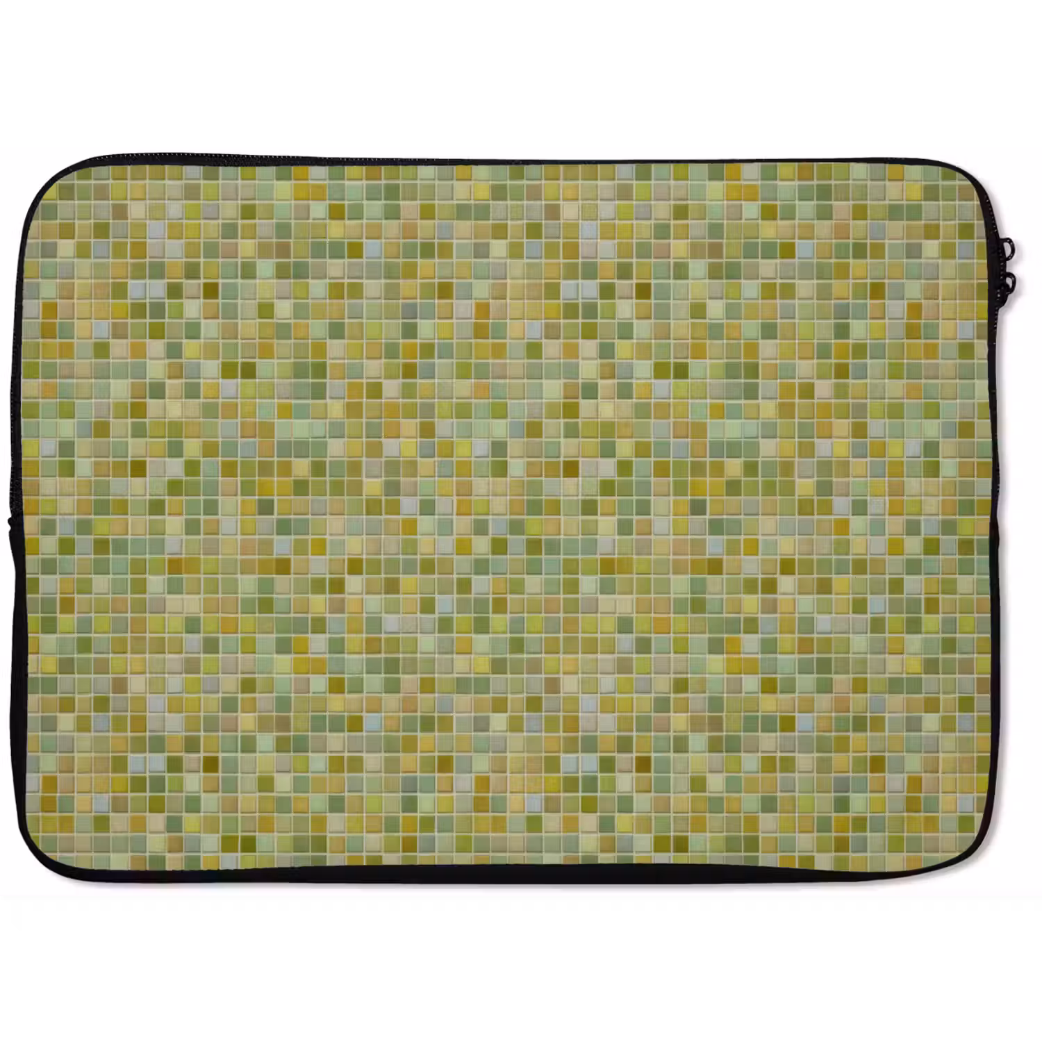 Mozaïek - Patroon - Groen laptophoes neopreen klein 279 -zkaufland3dotto