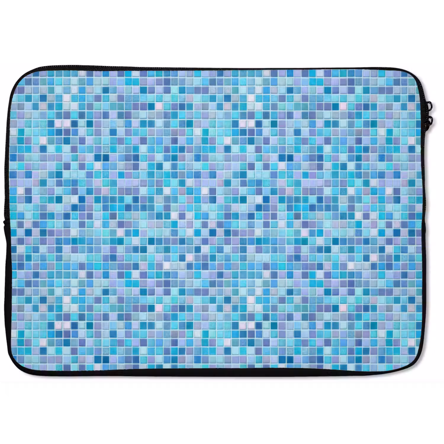 Mozaïek - Patroon - Turquoise laptophoes neopreen klein 279 -zkaufland3dotto
