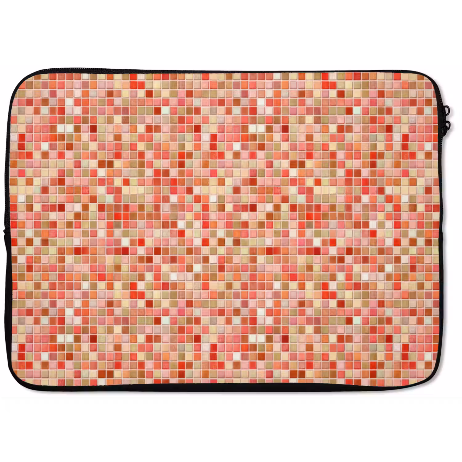 Mozaïek - Tegel - Patroon - Kleurrijk laptophoes neopreen klein 279 -zkaufland3dotto