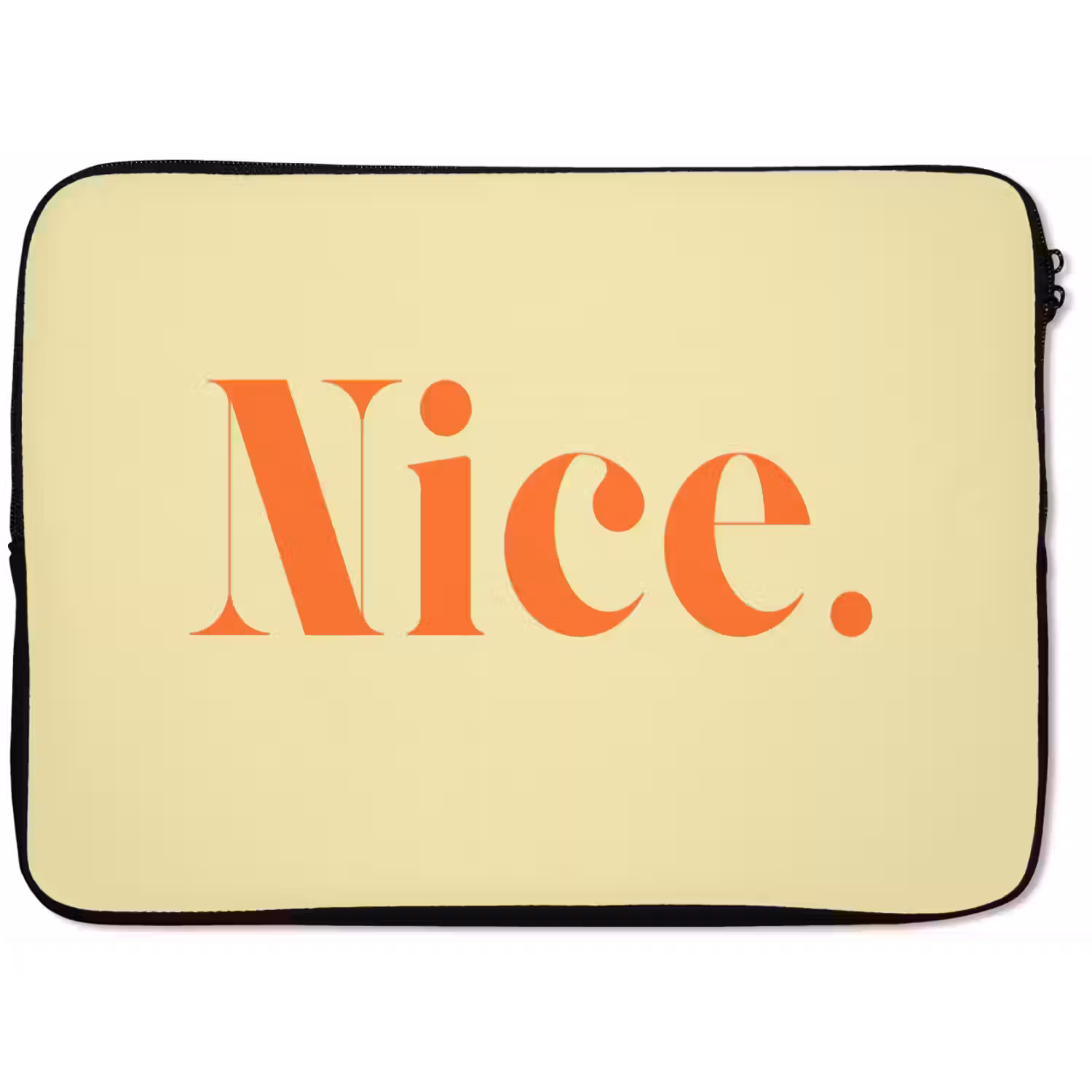 Nice - Oranje - Geel - Minimalistisch laptophoes neopreen klein -zkaufland3dotto