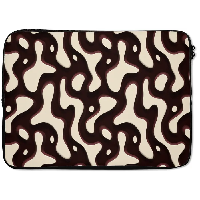 Organisch - Krachtig - Bruin laptophoes neopreen klein 279 -zkaufland3dotto