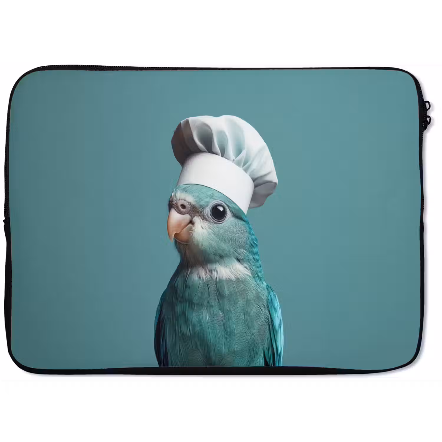 Parkiet - Vogel - Koksmuts - Cute laptophoes neopreen klein -zkaufland3dotto