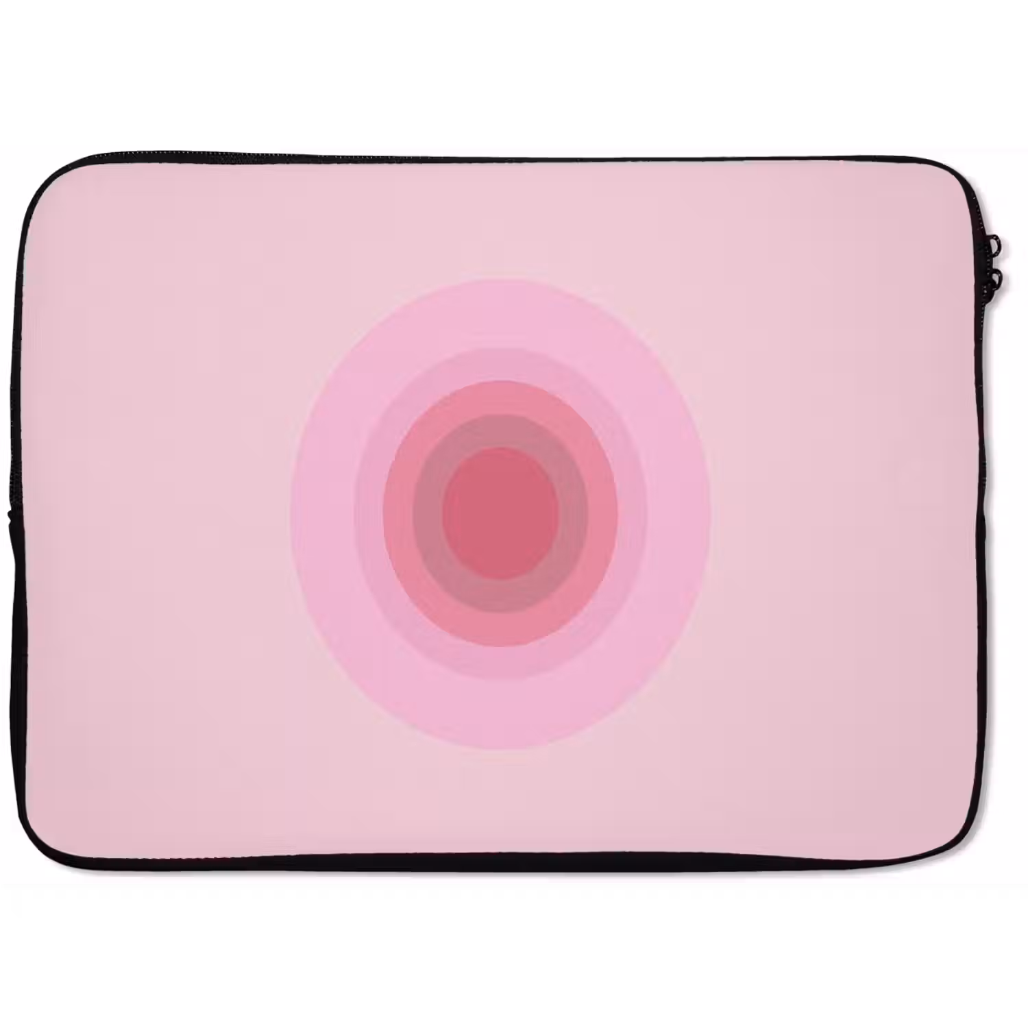 Patroon - Cirkels - Abstract - Roze - Modern laptophoes neopreen klein -zkaufland3dotto