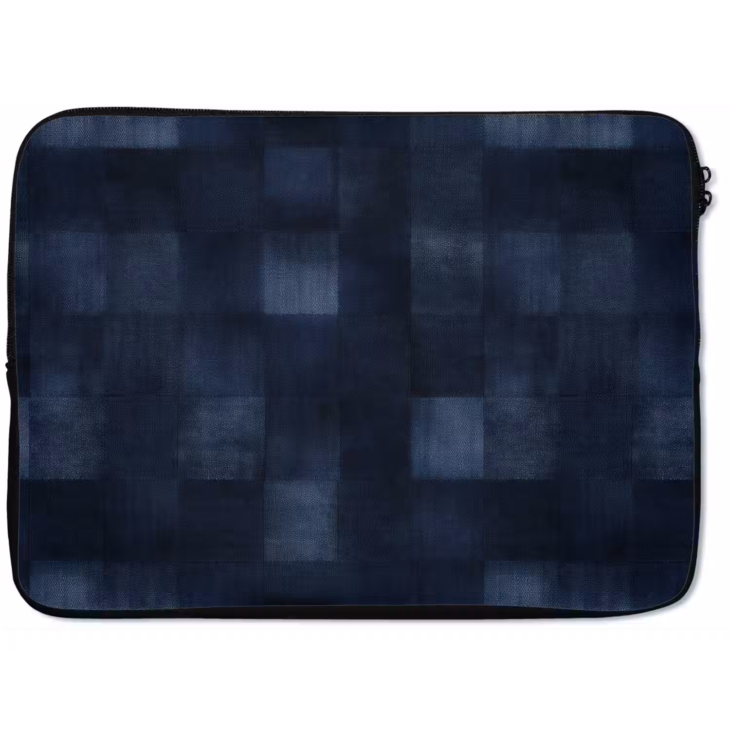 Patroon - Ruit - Marineblauw laptophoes neopreen klein 279 -zkaufland3dotto