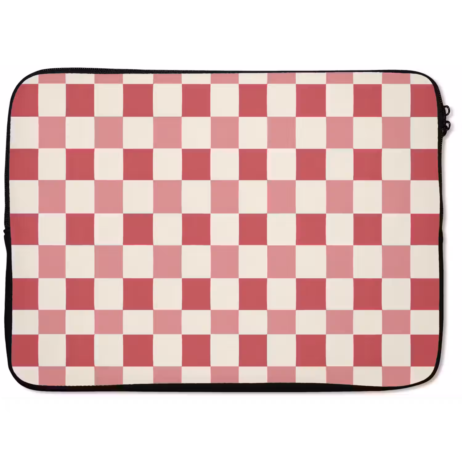Patroon - Schaak - Roze laptophoes neopreen klein 279 -zkaufland3dotto