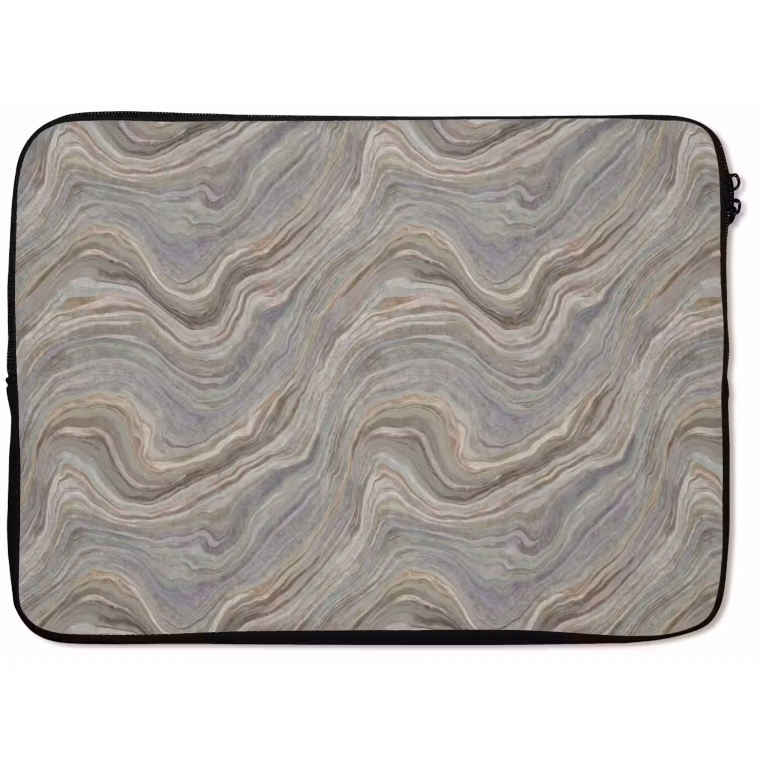 Patroon - Sereen - Paars - Groen laptophoes neopreen klein 279 -zkaufland3dotto