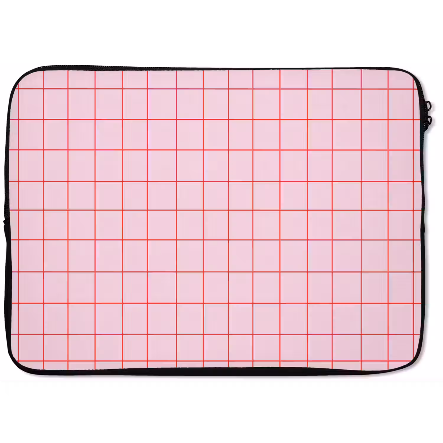 Raster - Patroon - Roze laptophoes neopreen klein 279 -zkaufland3dotto