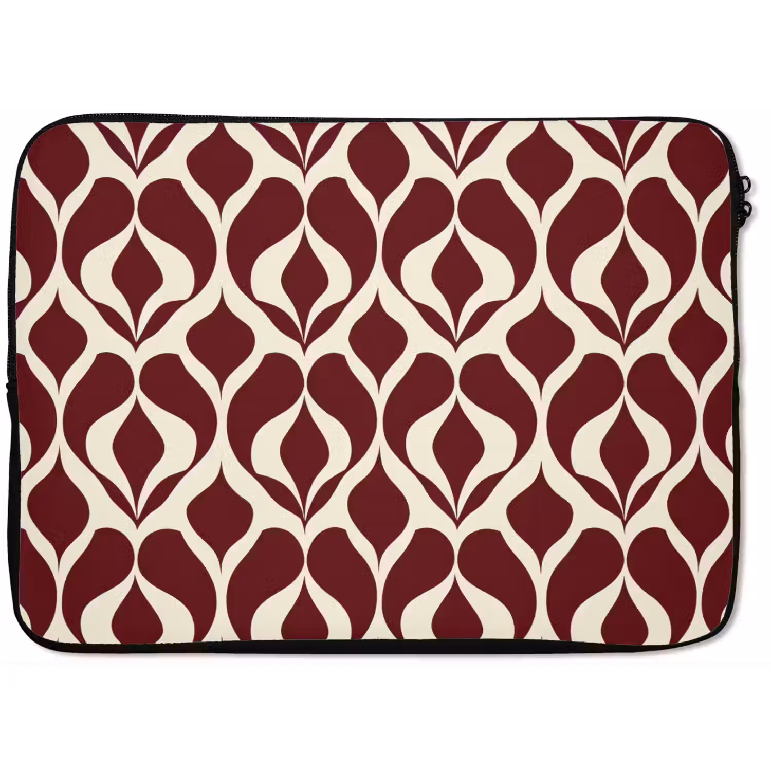 Rood - Druppelpatroon - Grafisch laptophoes neopreen klein 279 -zkaufland3dotto