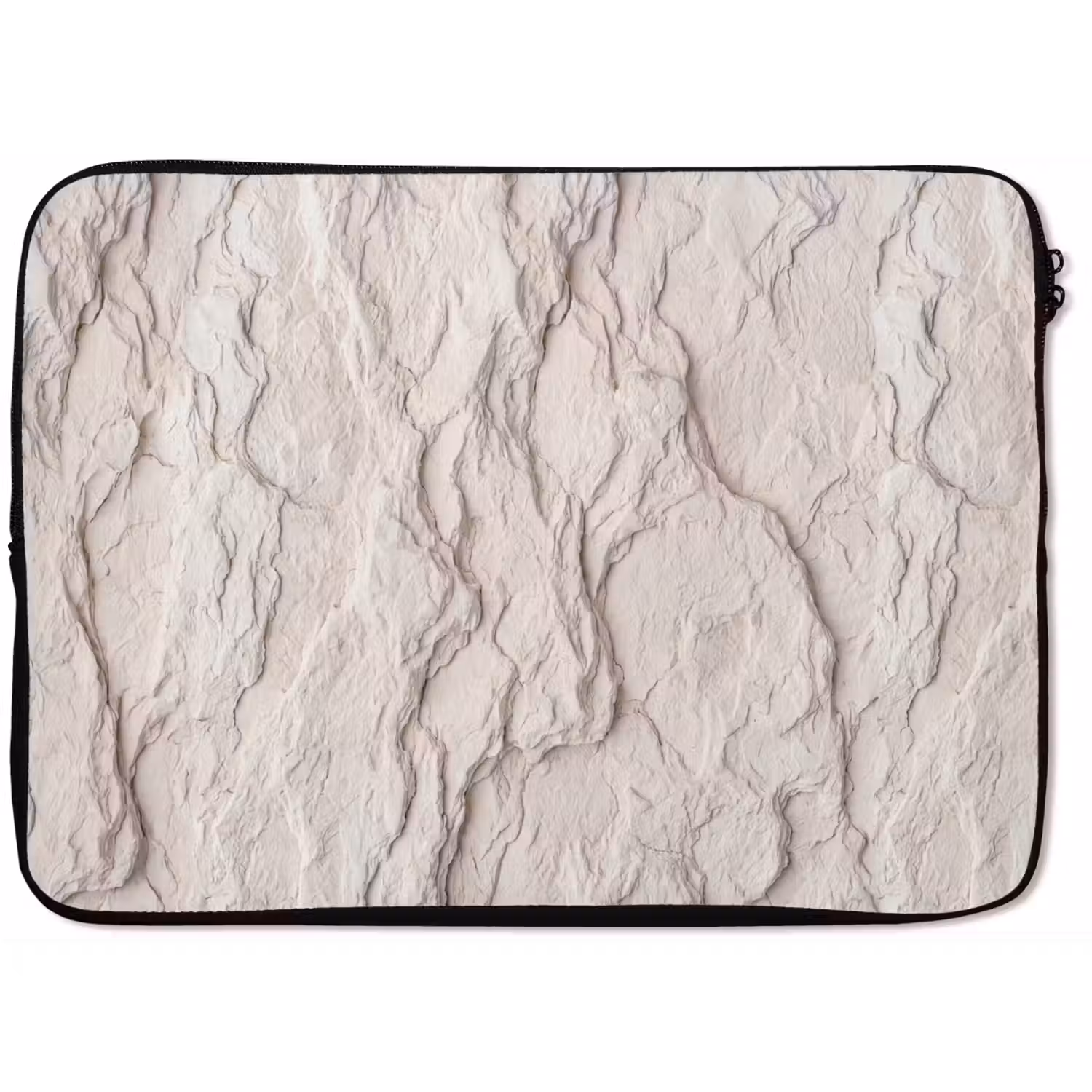 Rots - Structuur - Natuur - Beige - Abstract laptophoes neopreen klein -zkaufland3dotto