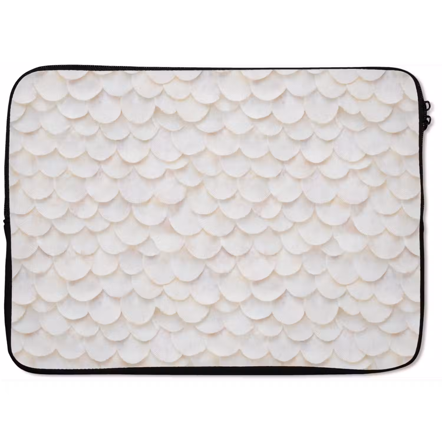 Schubben - Wit - Elegant laptophoes neopreen klein 279 -zkaufland3dotto