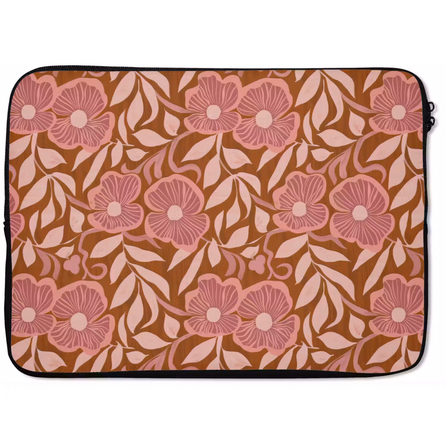 Sfeer - Bloemen - Roze laptophoes neopreen klein 279 -zkaufland3dotto