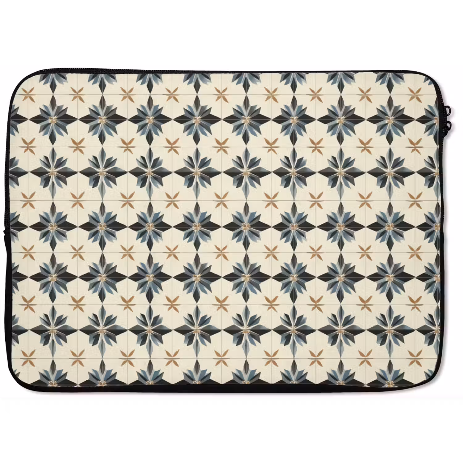 Sierlijk - Ornament - Blauw laptophoes neopreen klein 279 -zkaufland3dotto