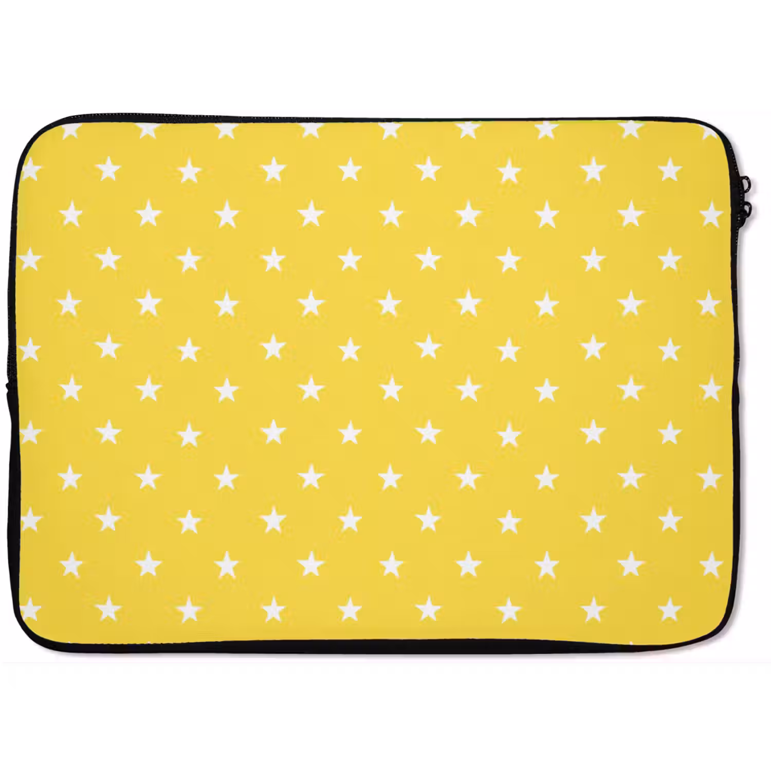 Sterren - Patroon - Minimalistisch - Geel laptophoes neopreen klein 279 -zkaufland3dotto