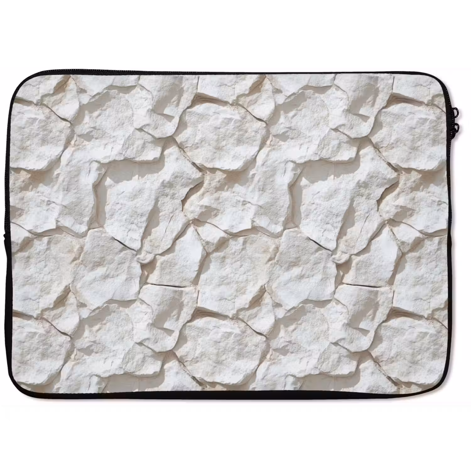Structuur - Rots - Wit laptophoes neopreen klein 279 -zkaufland3dotto
