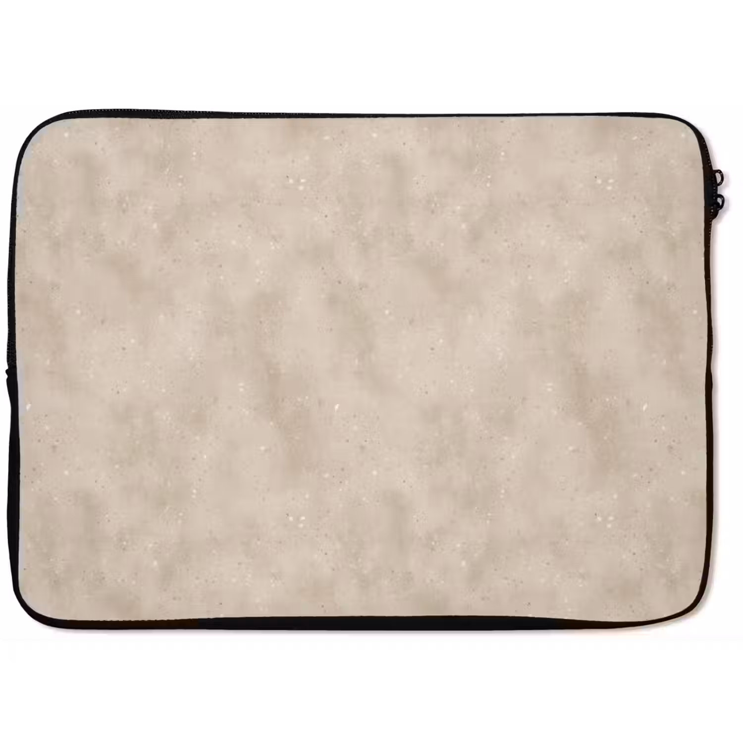 Structuur - Spikkels - Beige laptophoes neopreen klein 279 -zkaufland3dotto