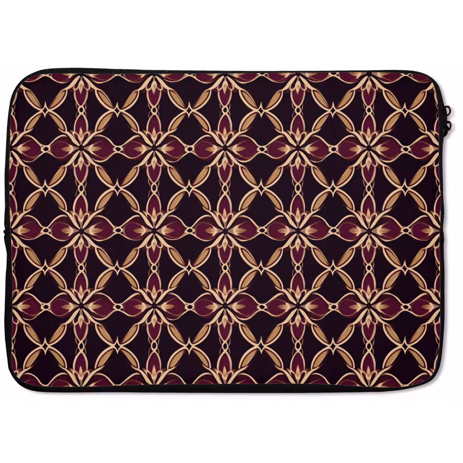 Symmetrisch - Tegel - Burgundy laptophoes neopreen klein 279 -zkaufland3dotto