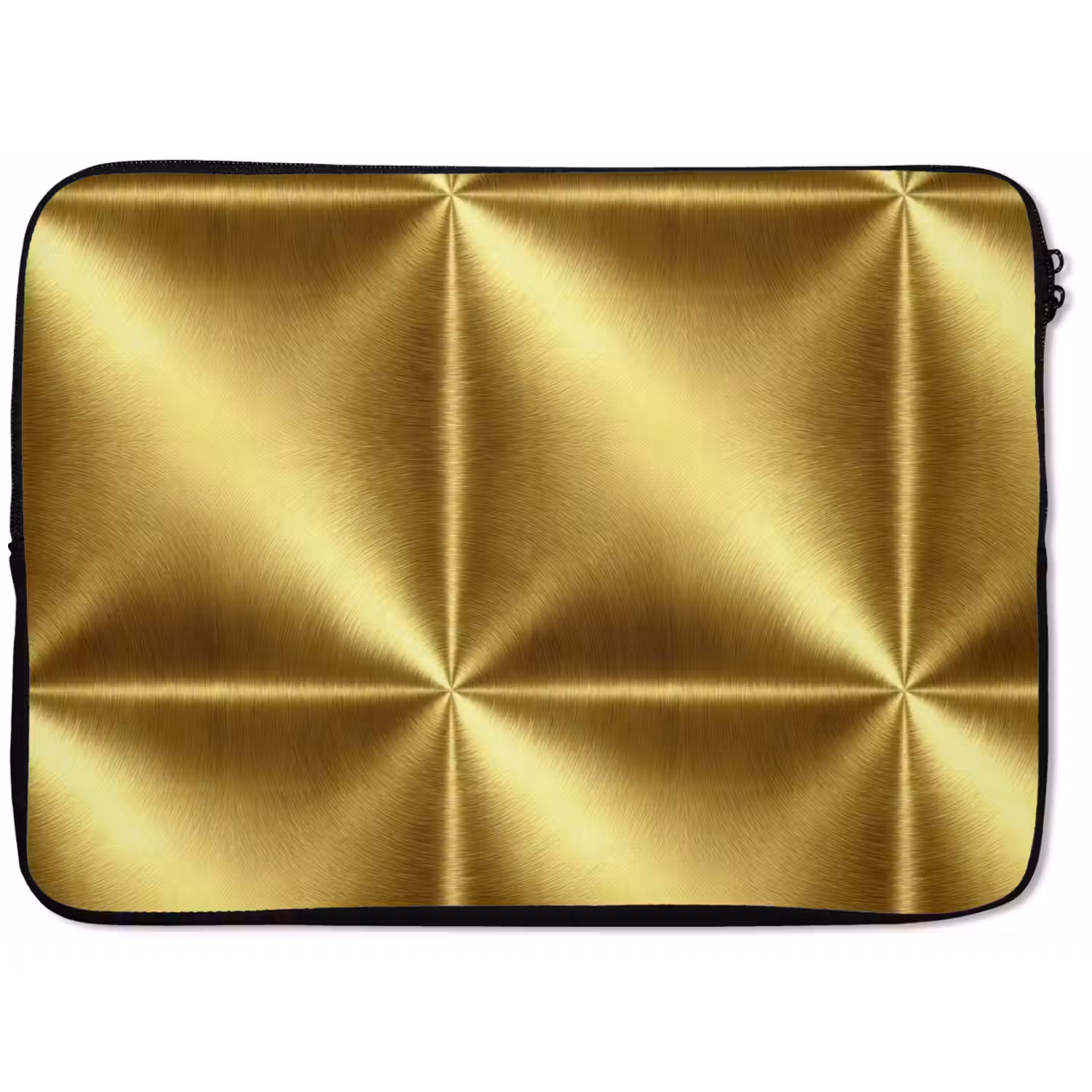 Textuur - Geborsteld Goud - Industrieel - Metallic laptophoes neopreen klein 279 -zkaufland3dotto