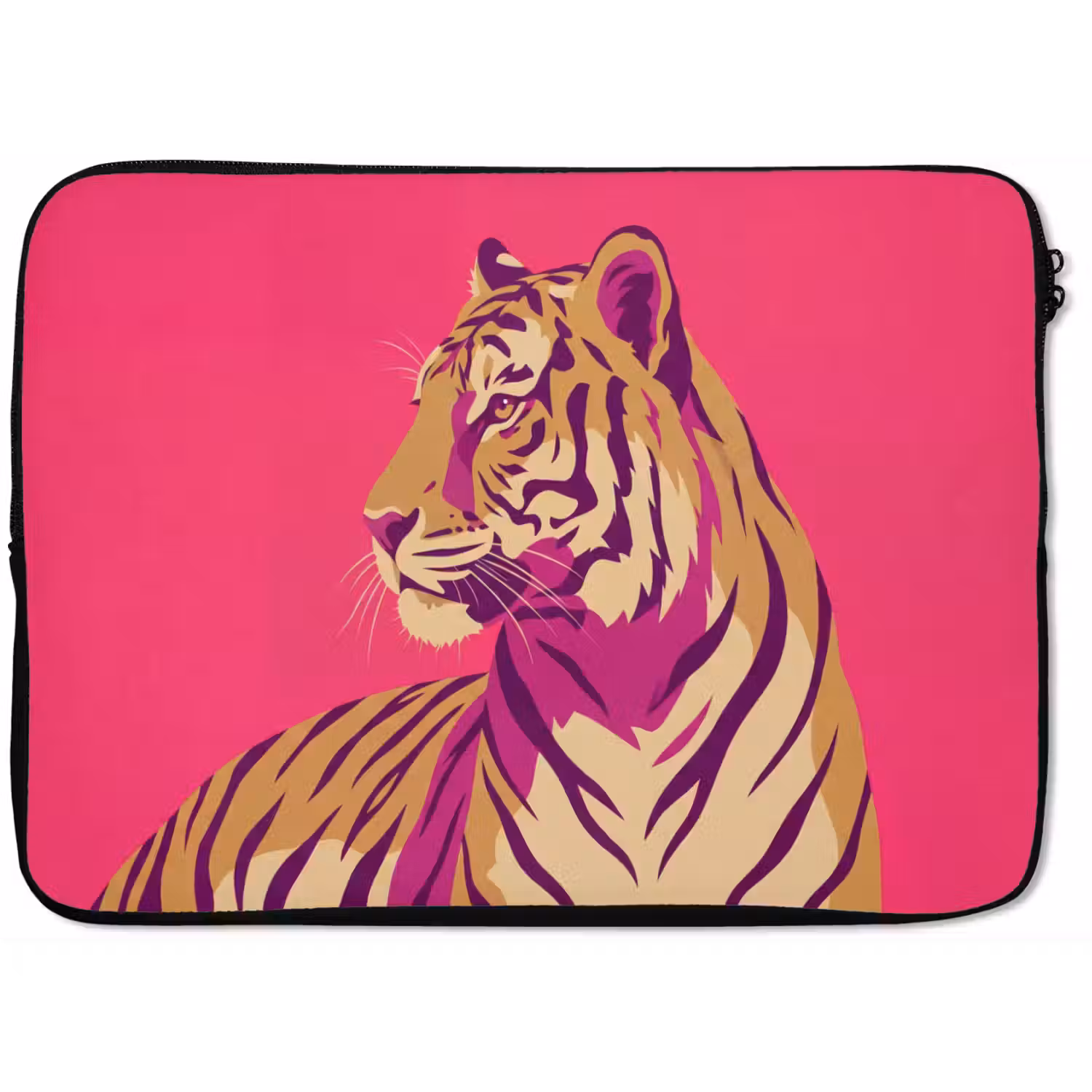 Tijger - Modern - Neon laptophoes neopreen klein -zkaufland3dotto