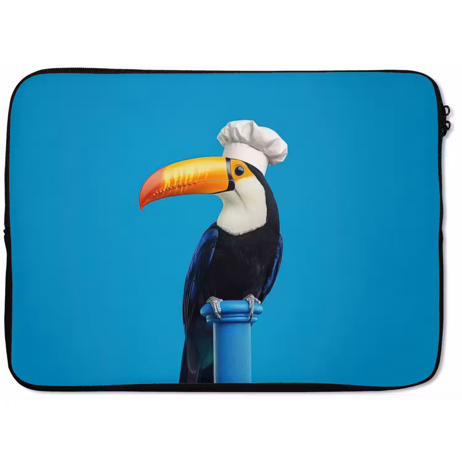 Tucan - Sokkel - Vogel - Koksmuts laptophoes neopreen klein -zkaufland3dotto