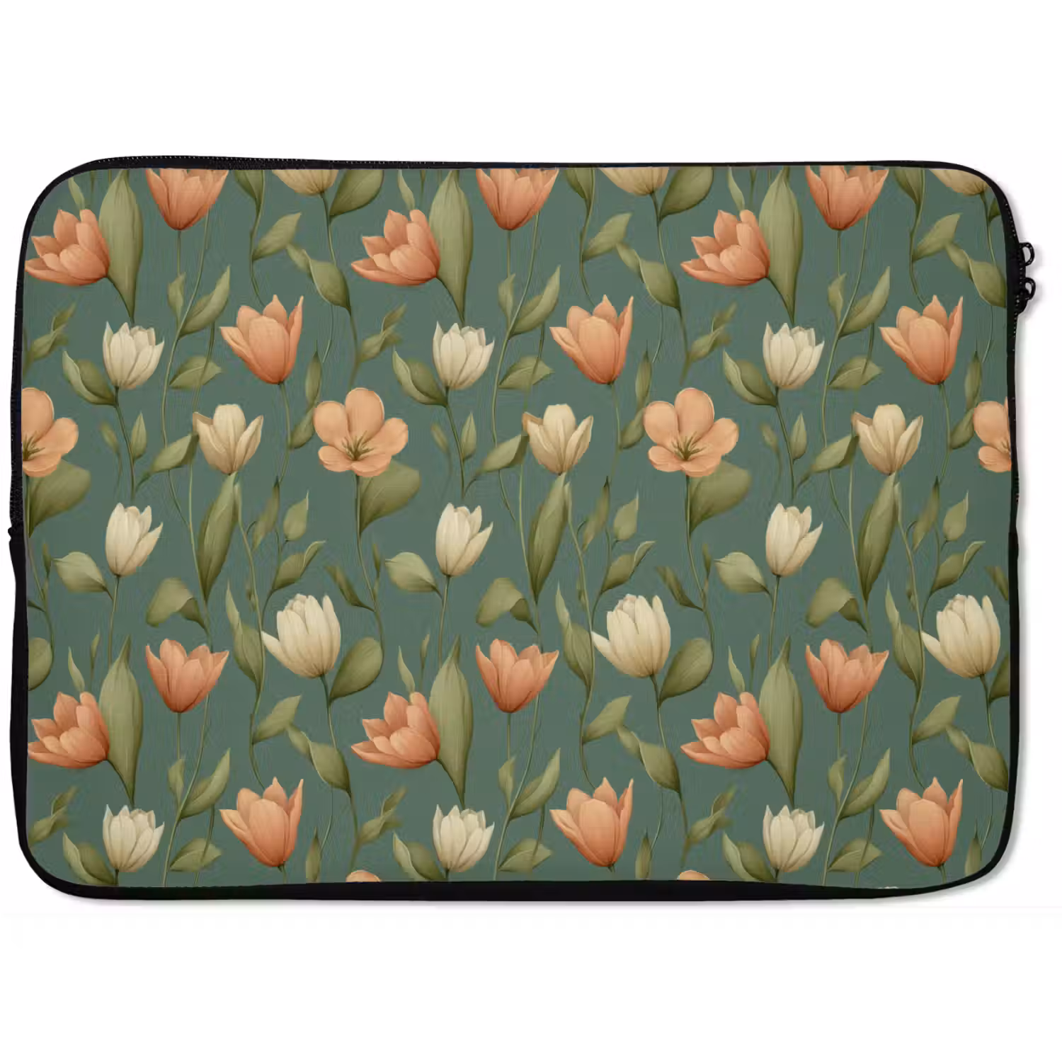 Tulpen - Botanisch - Groen laptophoes neopreen klein 279 -zkaufland3dotto