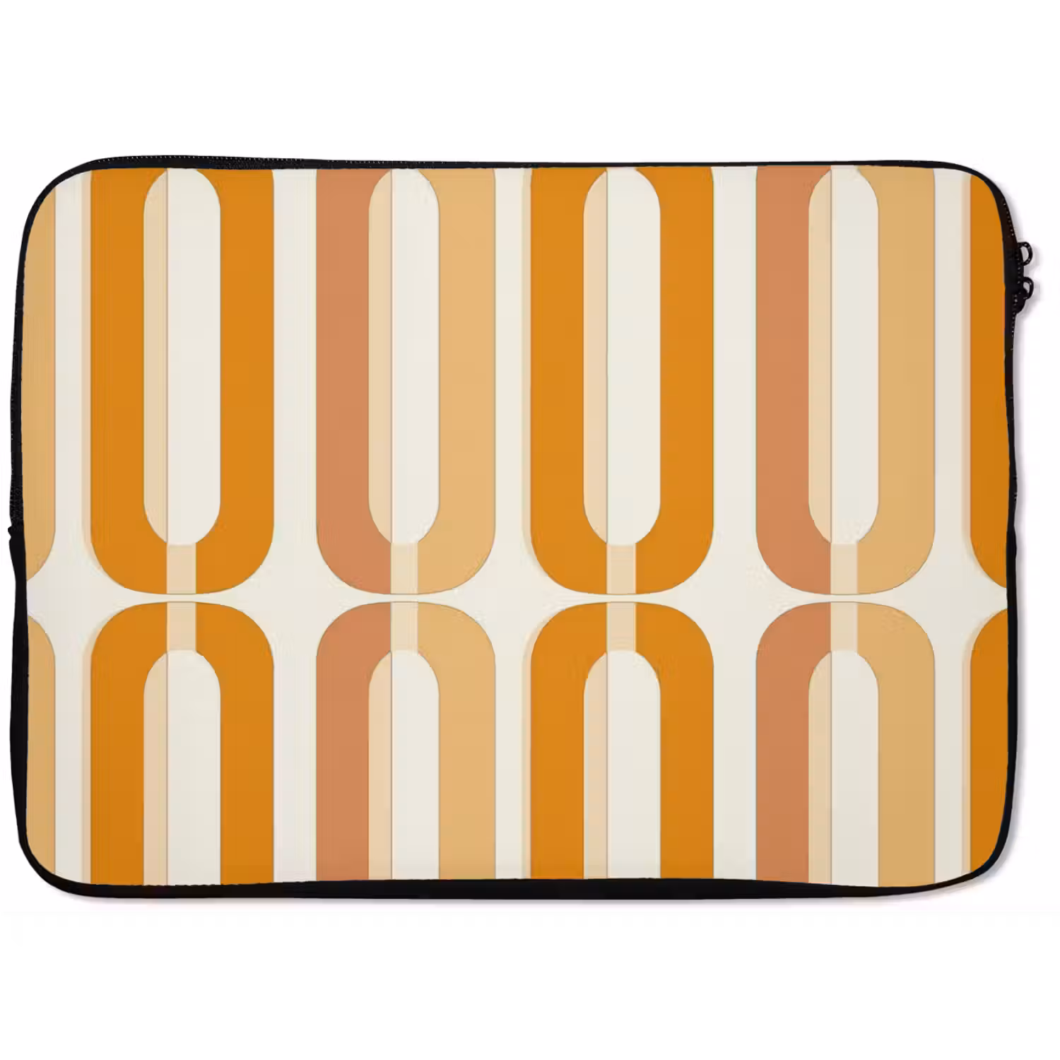 U-vorm - Retro - Oranje laptophoes neopreen klein 279 -zkaufland3dotto