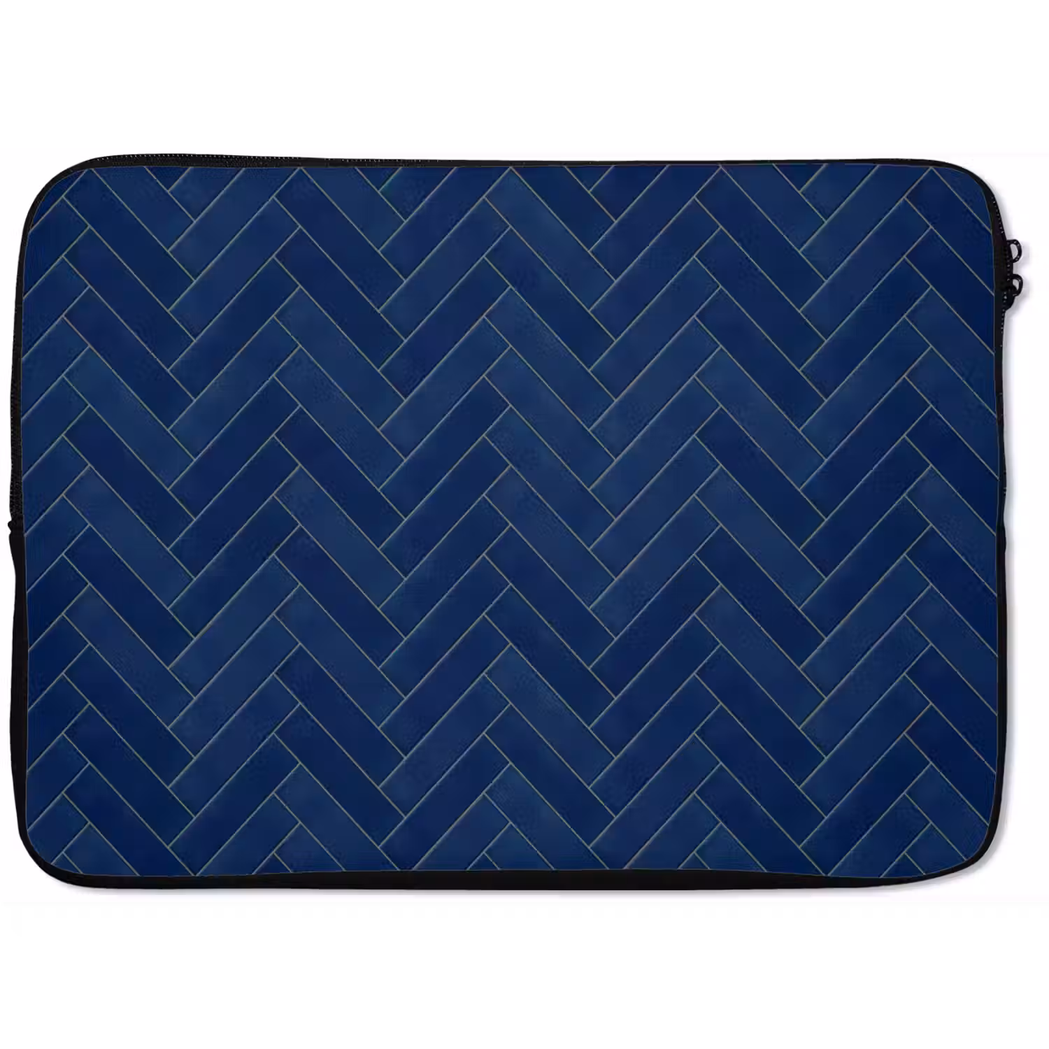 Visgraat - Wandtegel - Donkerblauw - Navy Blue laptophoes neopreen klein 279 -zkaufland3dotto