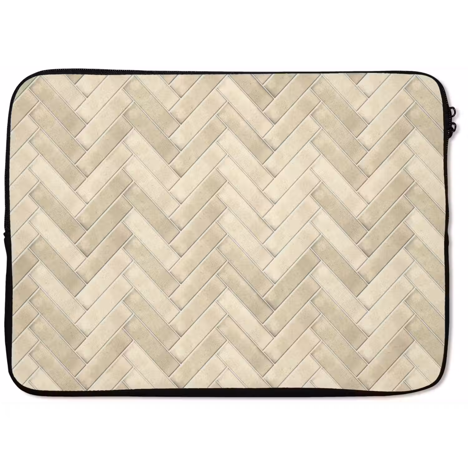 Visgraat - Wandtegel - Licht Beige laptophoes neopreen klein 279 -zkaufland3dotto