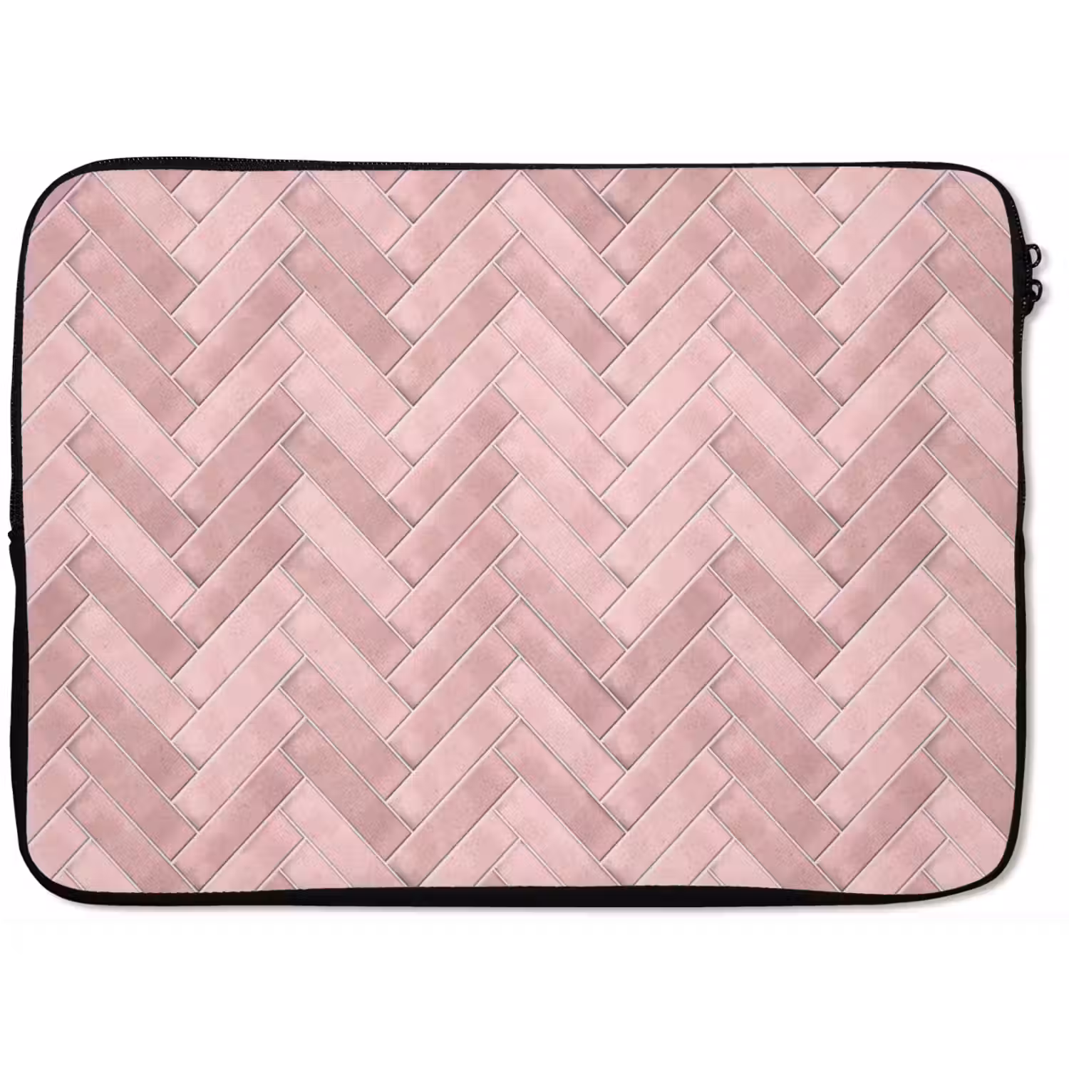 Visgraat - Wandtegel - Lichtroze laptophoes neopreen klein 279 -zkaufland3dotto