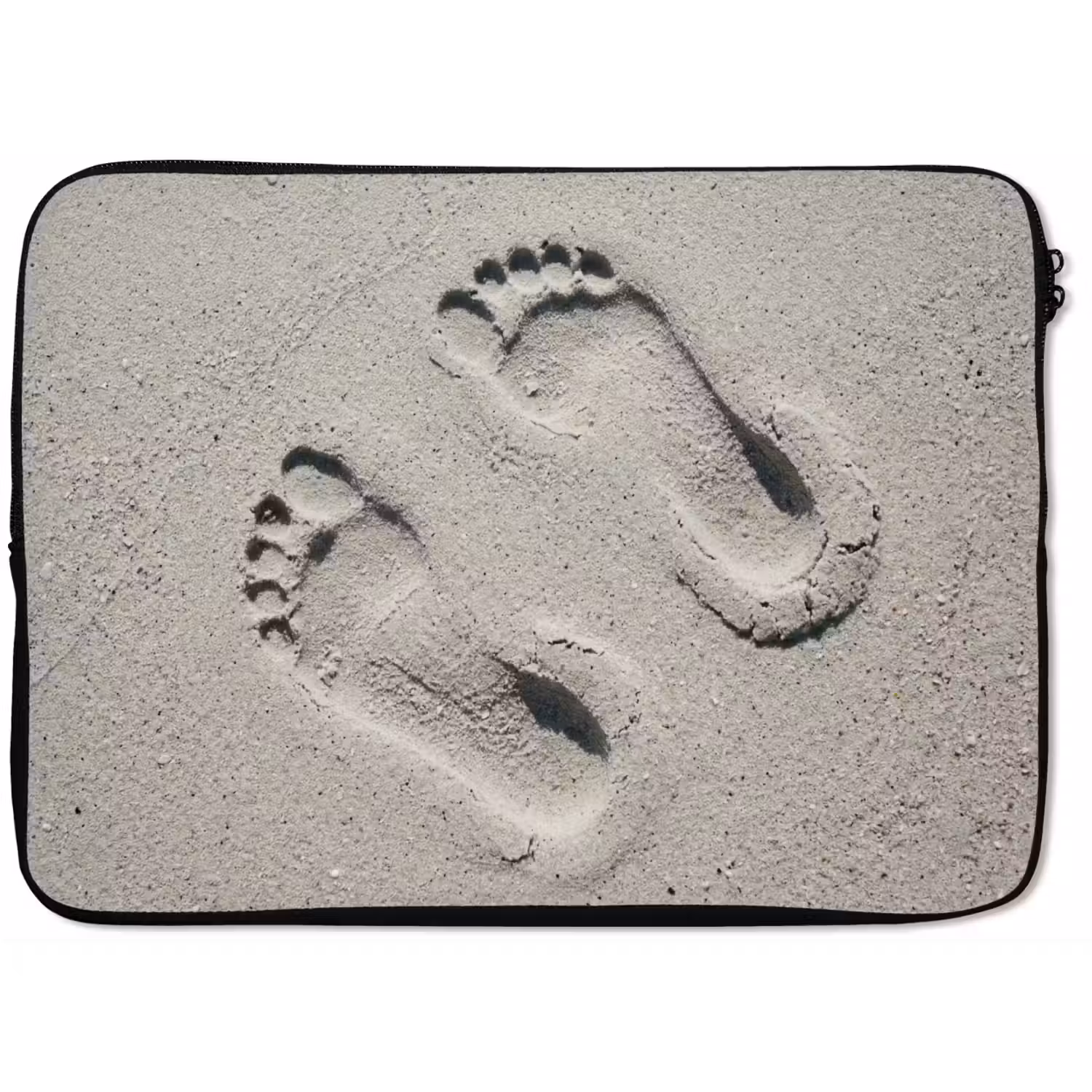 Voeten - Zand - Zee laptophoes neopreen klein -zkaufland3dotto