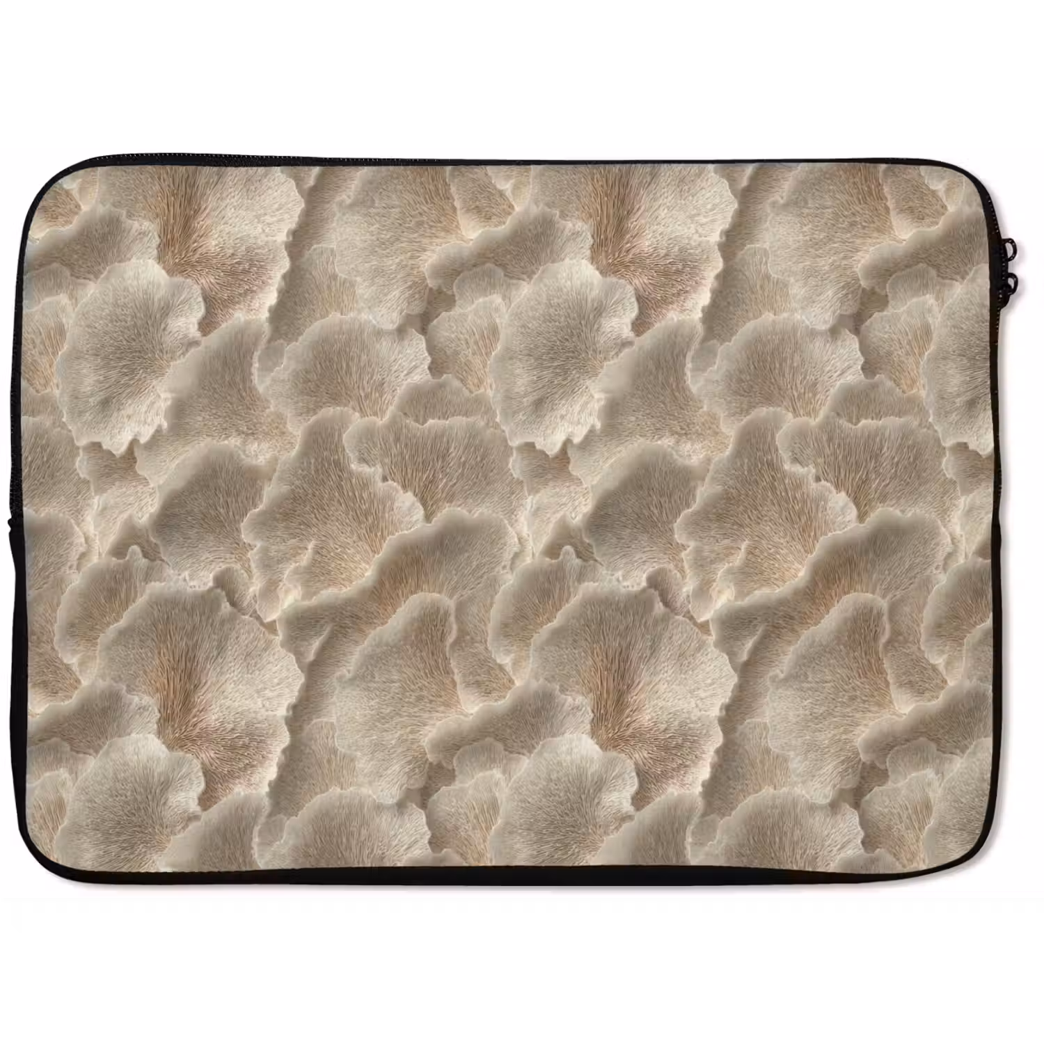 Waaierstructuren - Beige - Vezeltextuur laptophoes neopreen klein 279 -zkaufland3dotto