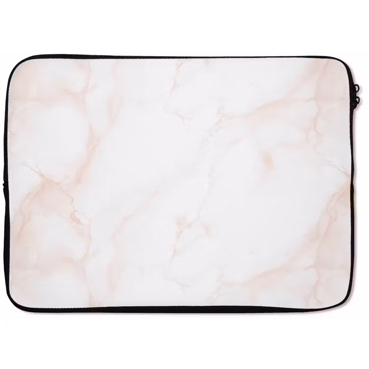 Zalmroze - Marmer - Aders laptophoes neopreen klein 279 -zkaufland3dotto