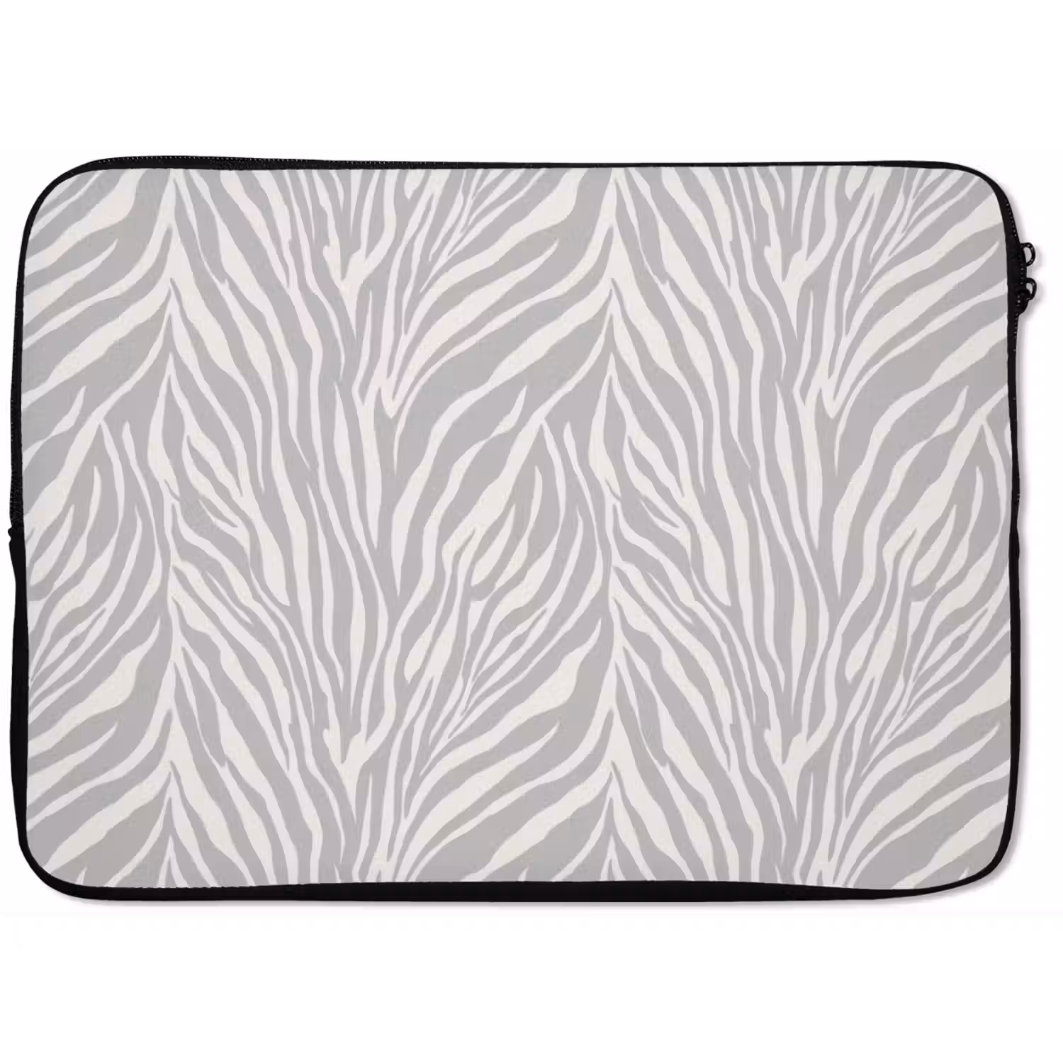 Zebra - Motief - Grijs laptophoes neopreen klein 279 -zkaufland3dotto