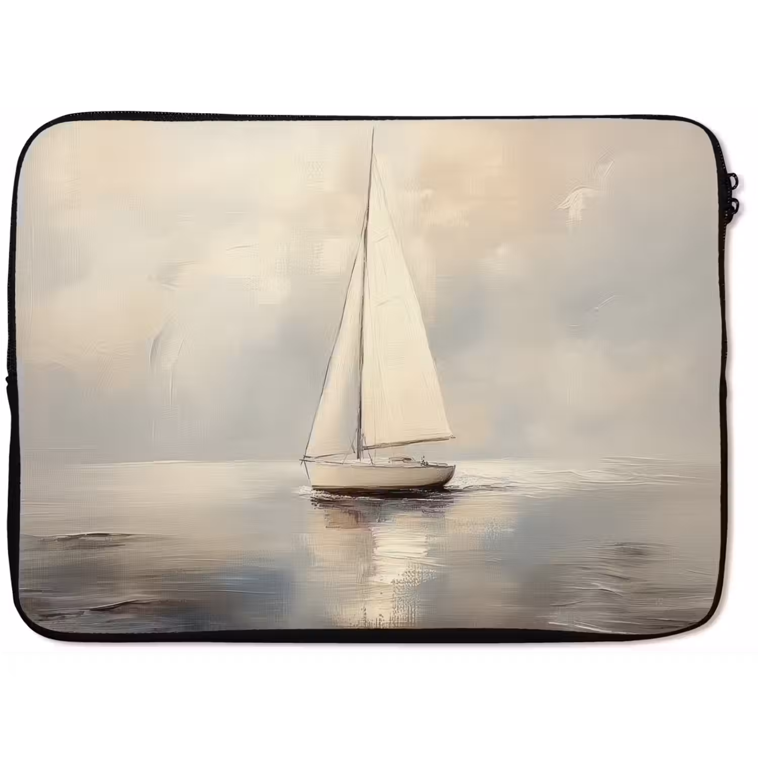Zeilschip - Zee - Bewolkt laptophoes neopreen klein -zkaufland3dotto