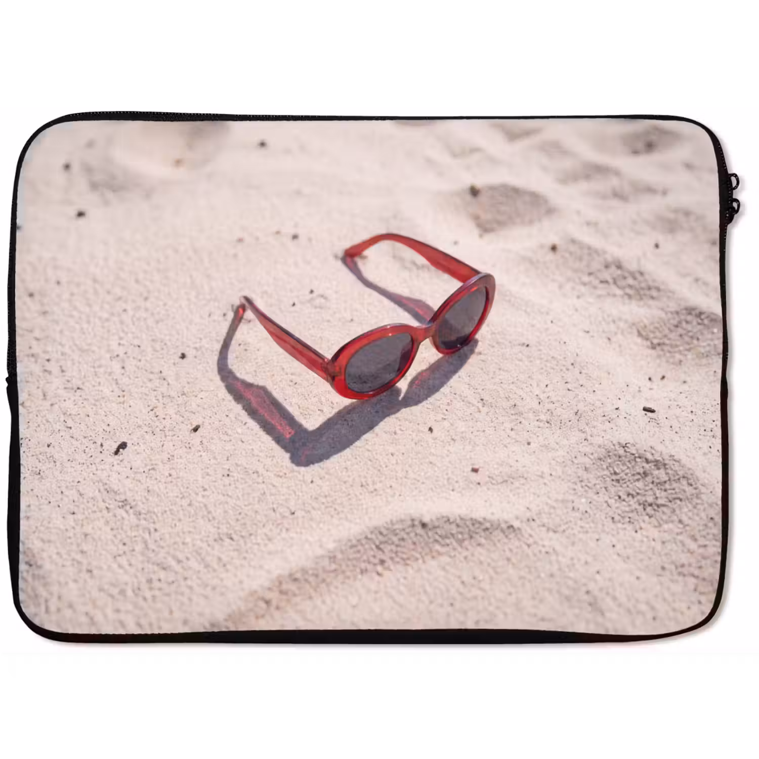 Zonnebril - Strand - Vakantie - Rood laptophoes neopreen klein -zkaufland3dotto