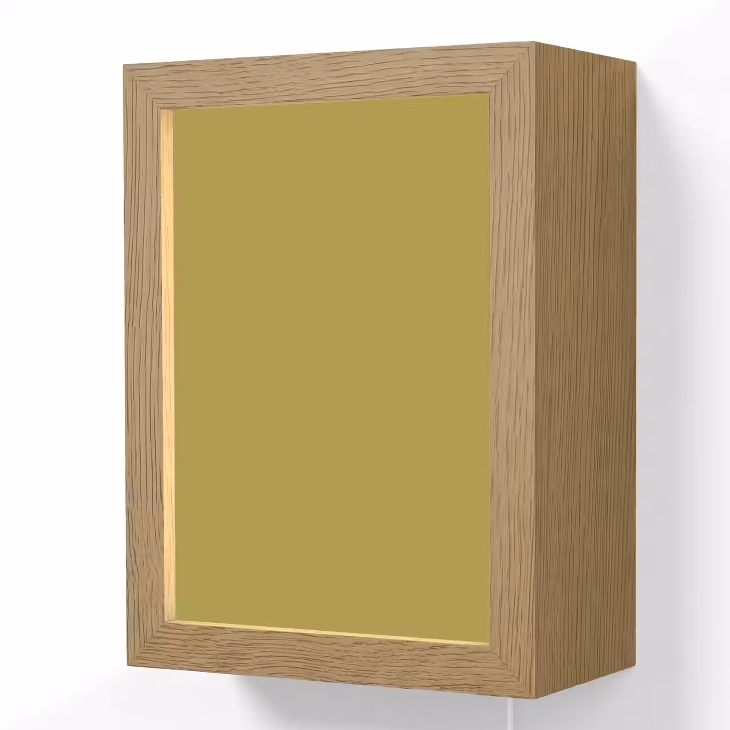Antique - Moss - Groen Light Box met kabel (Wandlamp) klein 929 -3d