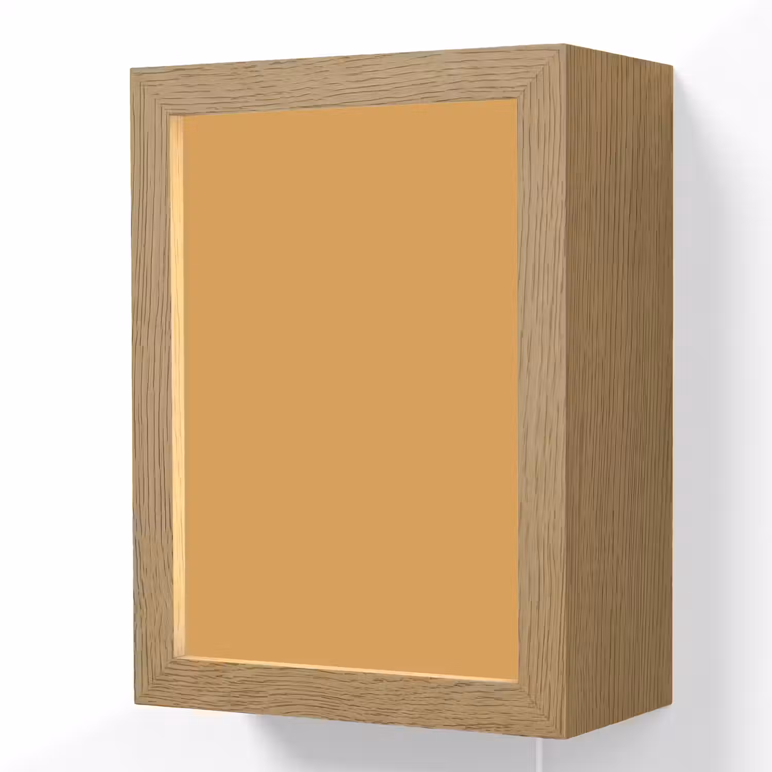 Autumn - Mustard - Geel Light Box met kabel (Wandlamp) klein 929 -3d