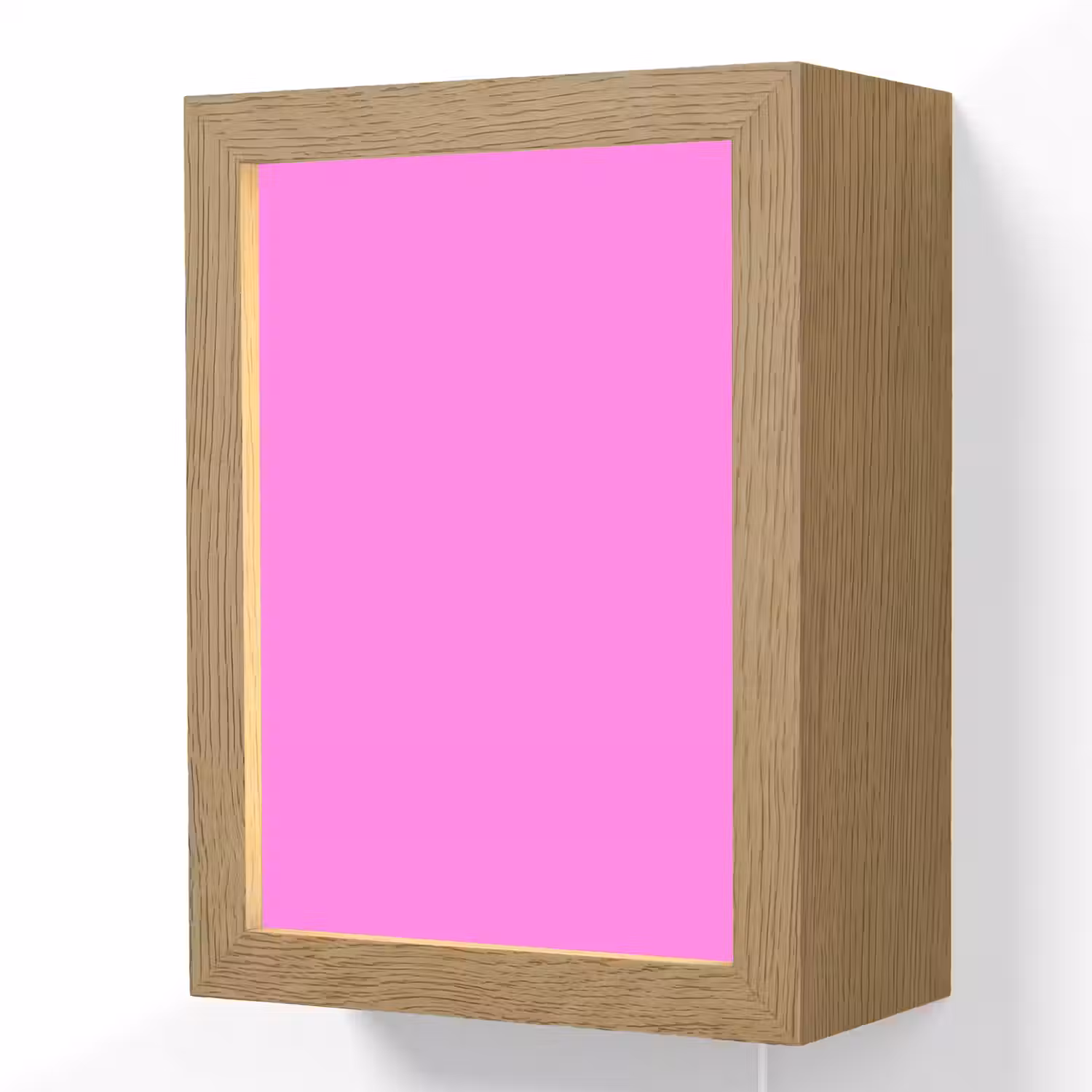 Bright - Orchid - Roze Light Box met kabel (Wandlamp) klein 929 -3d