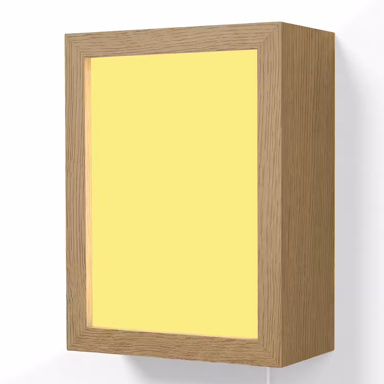 Buttery - Beige - Geel Light Box met kabel (Wandlamp) klein 929 -3d