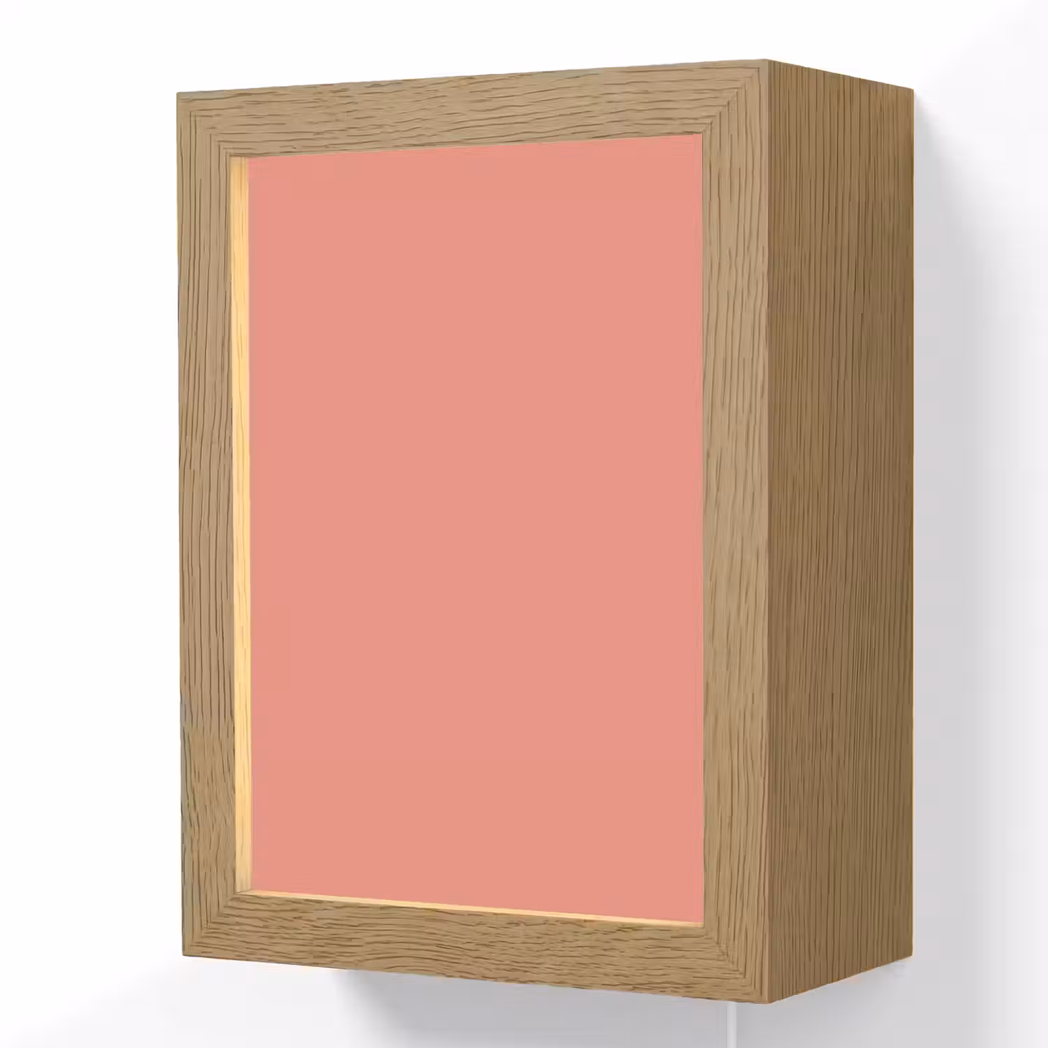 Coral - Reef - Rood Light Box met kabel (Wandlamp) klein 929 -3d