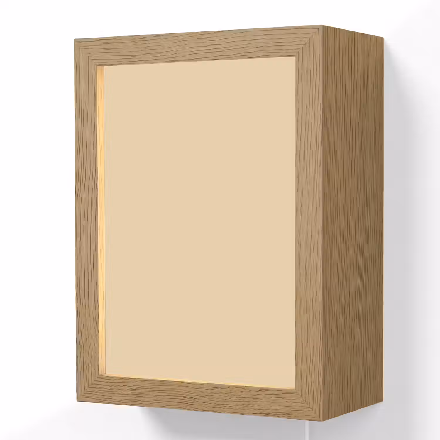 Desert - Sand - Nude Light Box met kabel (Wandlamp) klein 929 -3d