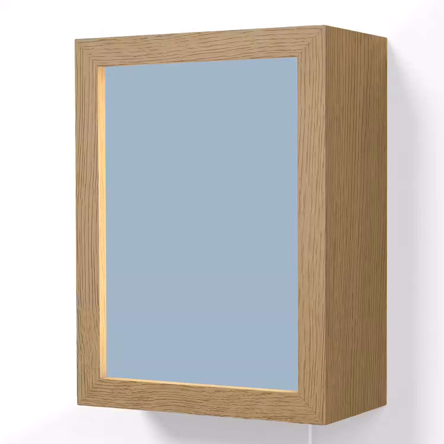 Dusty - Denim - Blauw Light Box met kabel (Wandlamp) klein 929 -3d