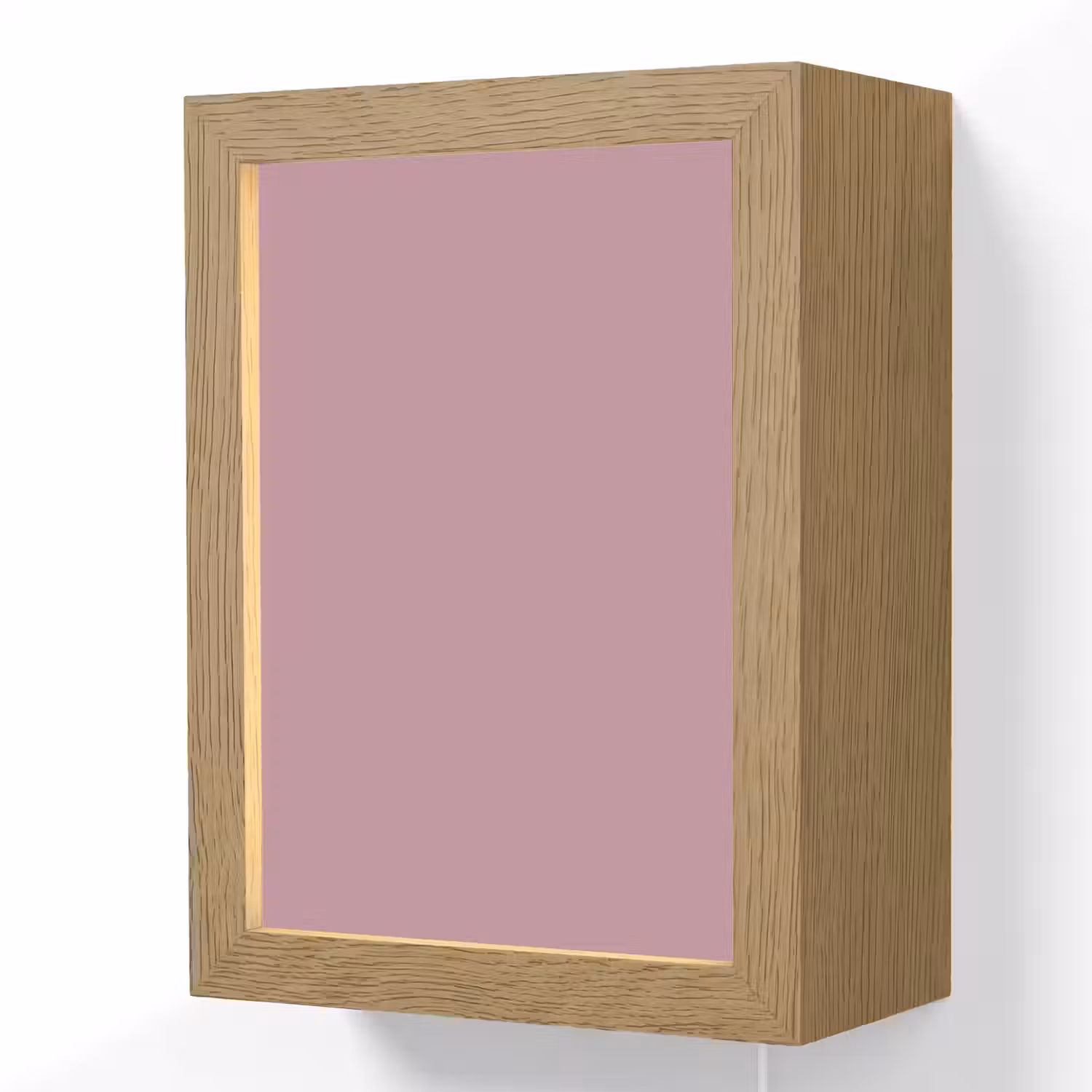 Dusty - Mauve - Paars Light Box met kabel (Wandlamp) klein 929 -3d