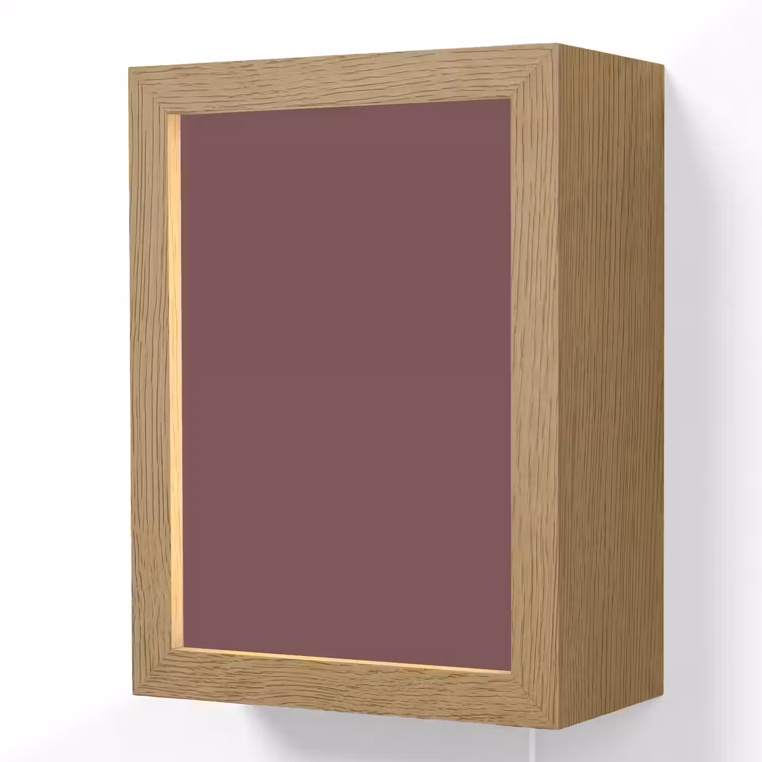 Dusty - Rose - Roze Light Box met kabel (Wandlamp) klein 929 -3d
