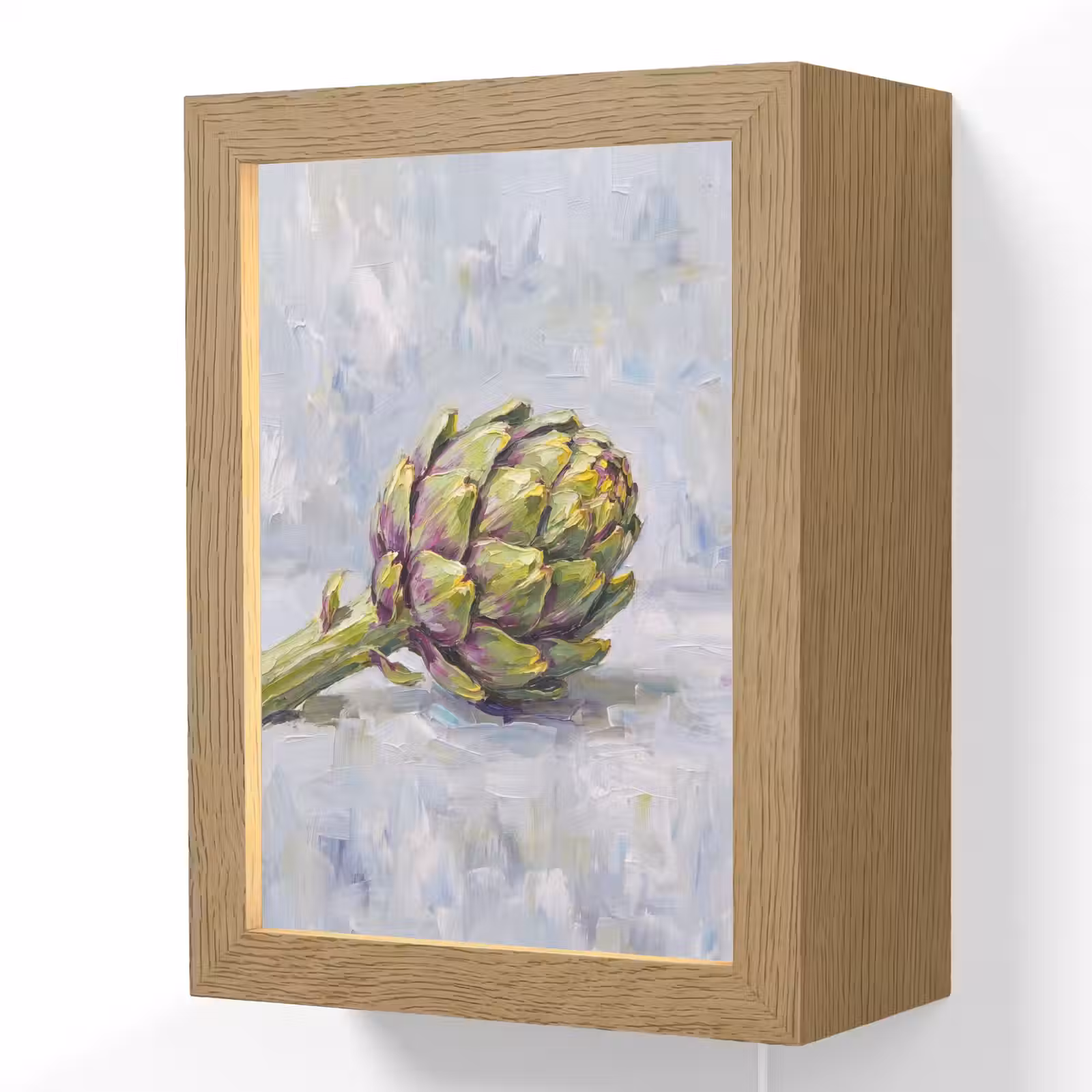 Lightbox - Wandlamp - Eten - Artisjok - Modern - Eten - Artisjok - Modern Light Box met kabel (Wandlamp) klein