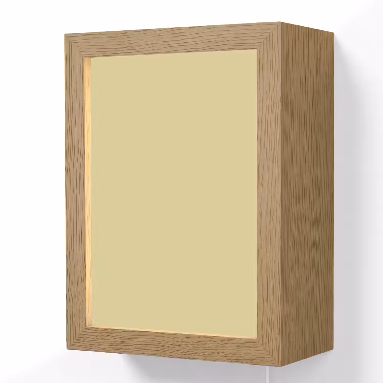 Golden - Clover - Geel Light Box met kabel (Wandlamp) klein 929 -3d