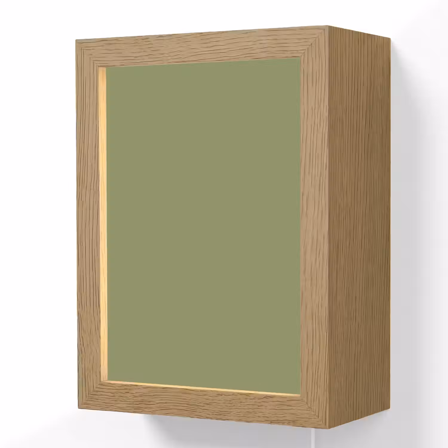 Herbal - Matcha - Groen Light Box met kabel (Wandlamp) klein 929 -3d