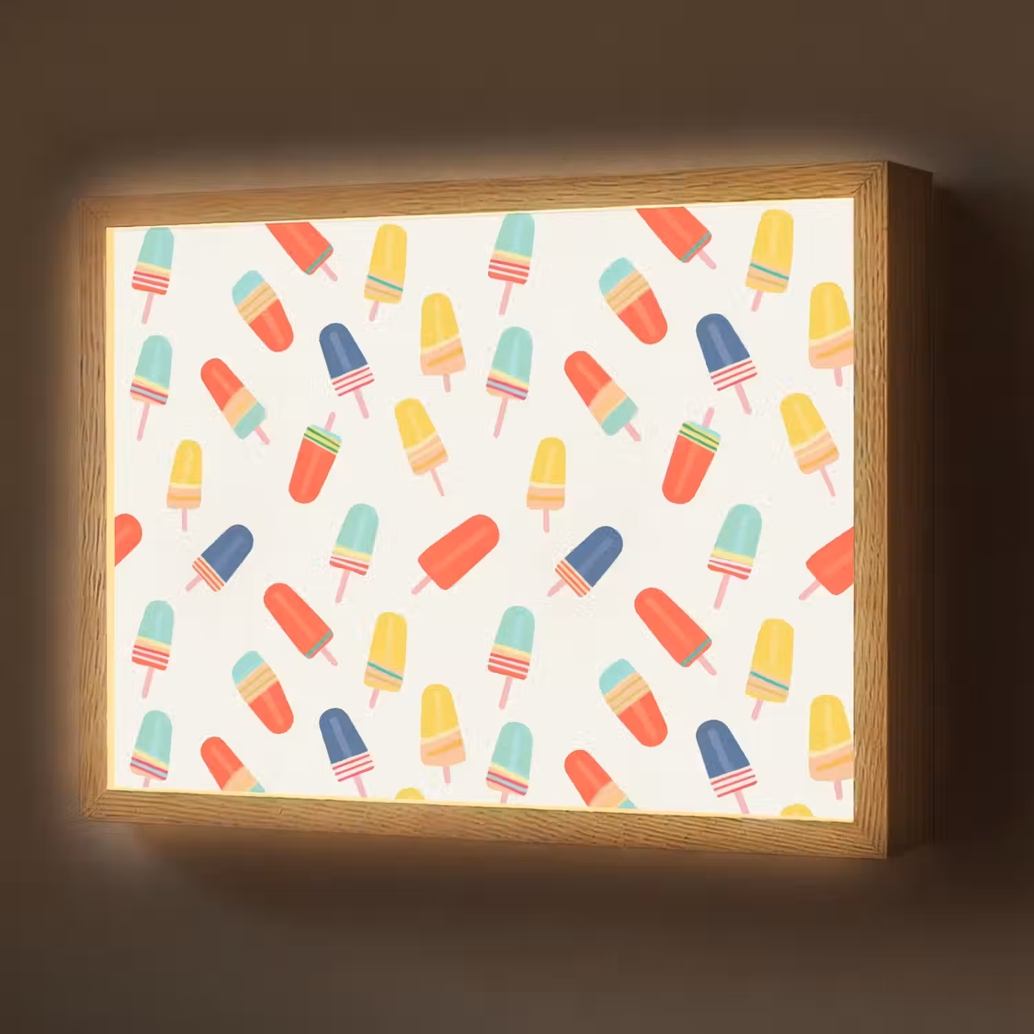 IJsjes - Speels - Kleurrijk Light Box met batterij (Wandlamp) middel 907 -z3d_website