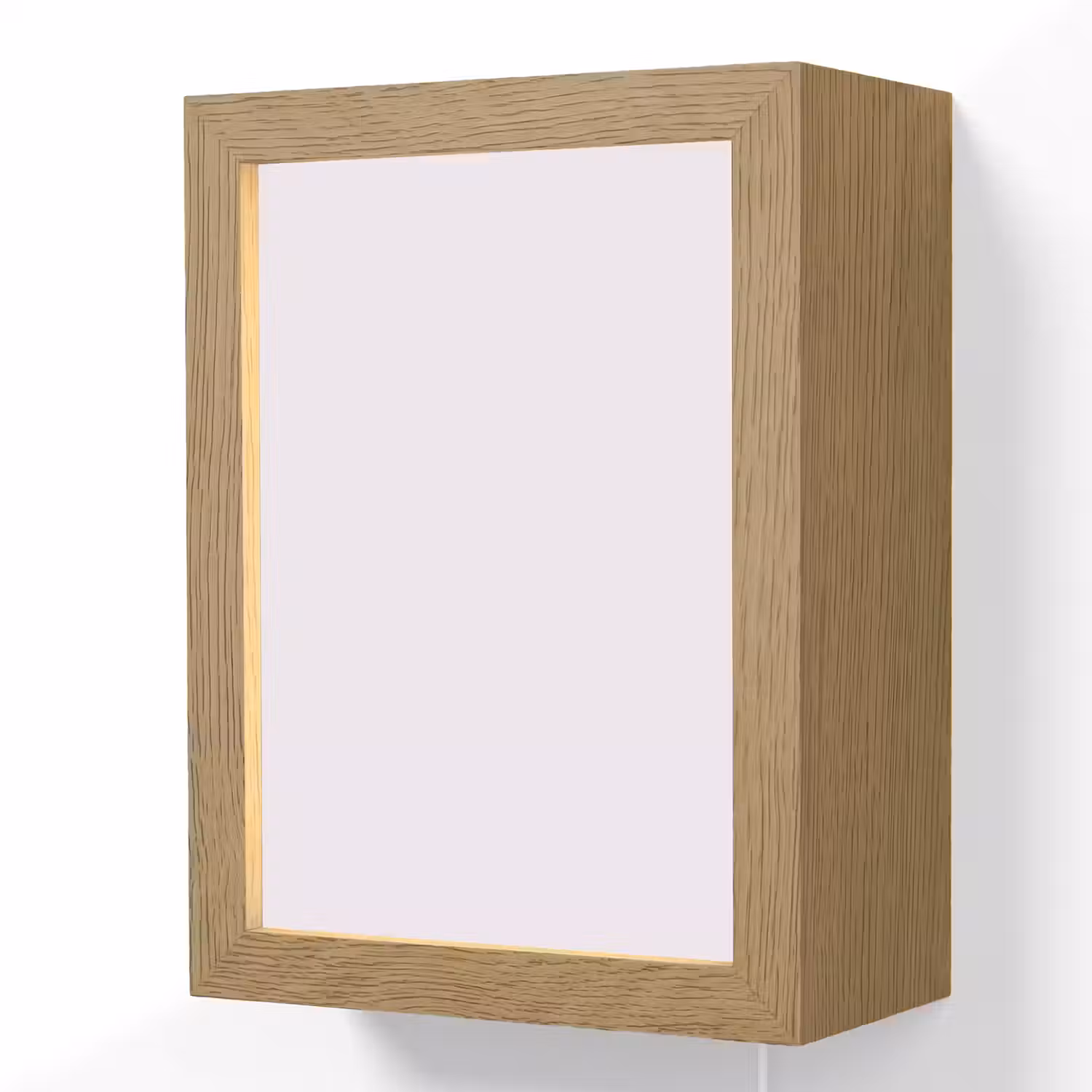 Lilac - Luxe - Paars Light Box met kabel (Wandlamp) klein 929 -3d