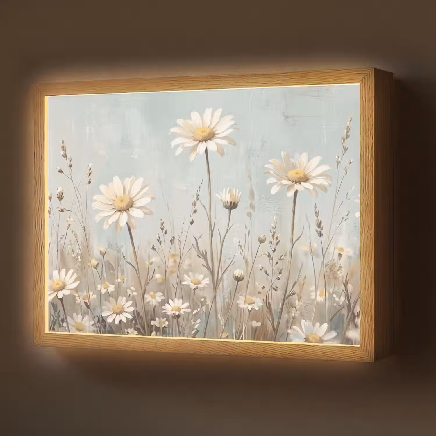 Madelief - Illustratie - Wit Light Box met batterij (Wandlamp) middel -z3d_website