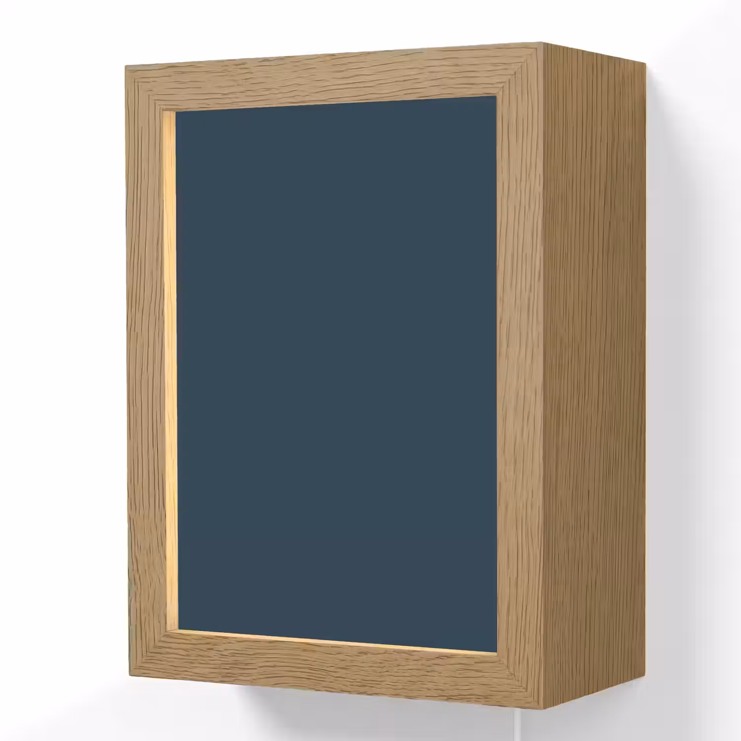 Midnight - Blue - Blauw Light Box met kabel (Wandlamp) klein 929 -3d